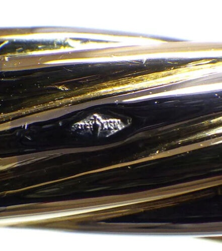 Vintage Van Cleef & Arpels 18k Two Tone Gold Twisted Rope Gold Bangle Bracelet - Picture 9 of 9