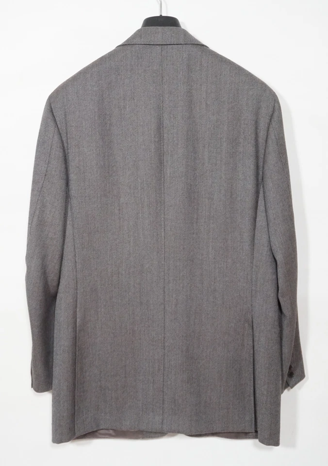 Canali Italy Herren Luxus Jacket Sakko Lana Schurwolle Gr. 48 R grau AL 13390/00 - Bild 2 von 4