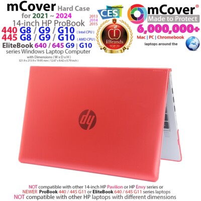 Clear Hard Shell Case For 2024-2025 HP ProBook 440/445 G11 & EliteBook 640 G11 14" Laptop