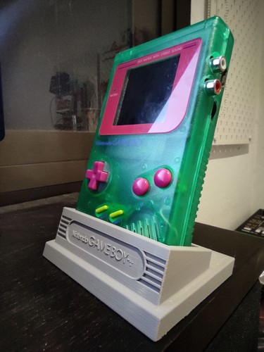 Nintendo Game Boy Sleek Console Display Stand DMG-01 System Holder Trophy Case - Picture 8 of 8