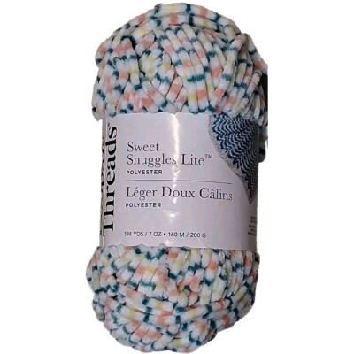 Loops & Threads Sweet Snuggles Lite Yarn Super Bulky Carnival Multi 