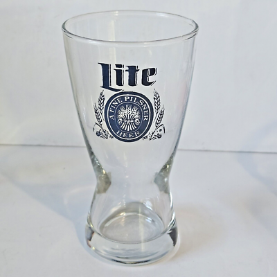 Lite Beer Glass A Fine Pilsner Beer Logo 5 1/2" Tall 8oz | eBay