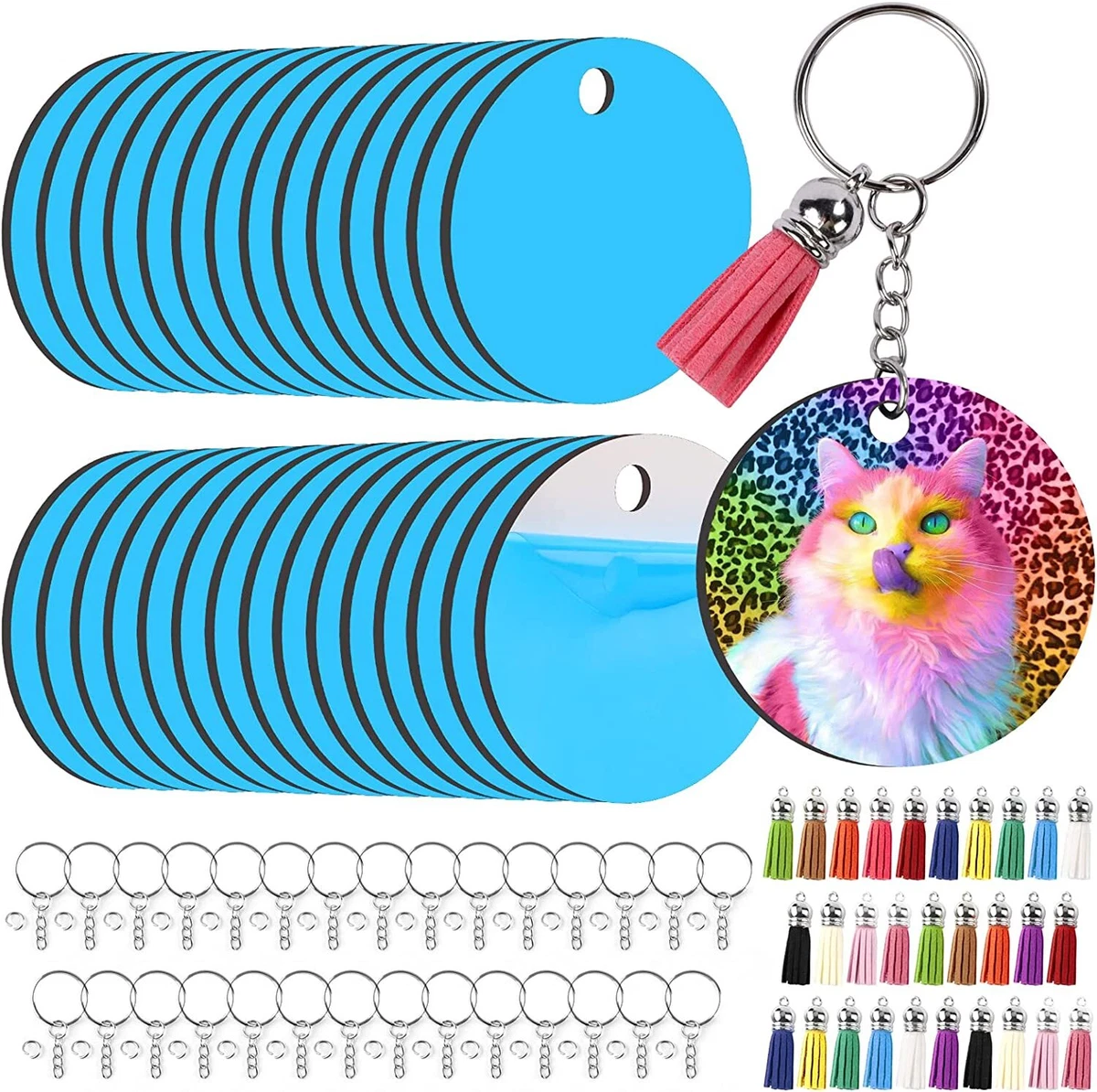 1 Blank Keychains | 24Hourwristbands