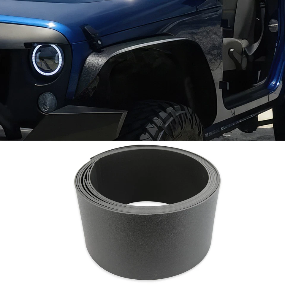 For Toyota Tacoma Car Truck Flexible Wheel Extend Fender Flares Trim Mud Guard - Image 3 of 4