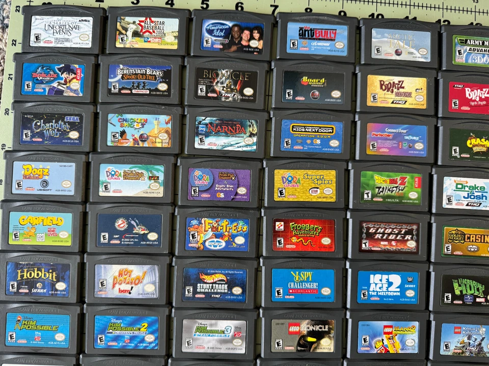 Игры Nintendo Gameboy Advance GBA — СОЗДАЙТЕ СВОЙ ЛОТ, выберите, сохраните SpongeBob - Изображение 2 из 4