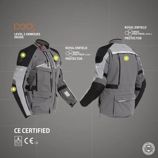 ROYAL ENFIELD NIRVIK V2 RIDING JACKET - Image 3 of 4