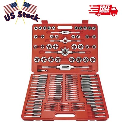 110 Piece Tap and Die Set（Sae&Metric）Threading Tool Set | eBay