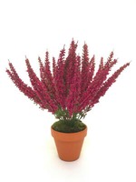 Erika 28Cm Kunstpflanzen Fuchsia -Ohne Topf- KüNstliche Erika Busch Strauch