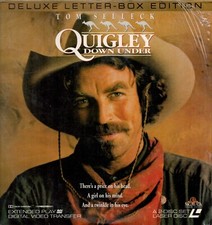 Quigley Down Under Western Laserdisc 1990 Tom Selleck Laura San Giacomo