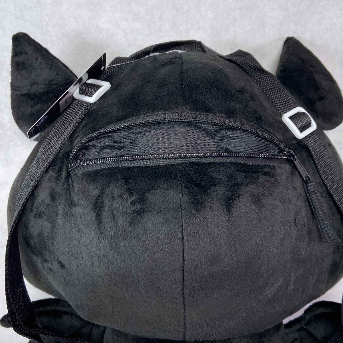 SKELANIMALS DIEGO PLUSH BACKPACK! B&W Bat Skeleton Cute Kids Goth Whimsigoth NWT Skelanimals Diego The Bat Plush | Hot Topic main image 3