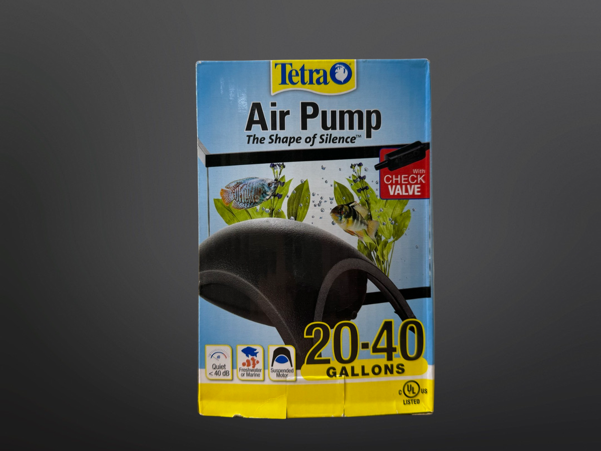 Tetra Whisper Air Pump for Fish Tank Aquarium Filter Non-UL 20-40 gallon