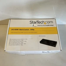 StarTech 2X2 HDMI Matrix Switch w/ Automatic and Priority Switching