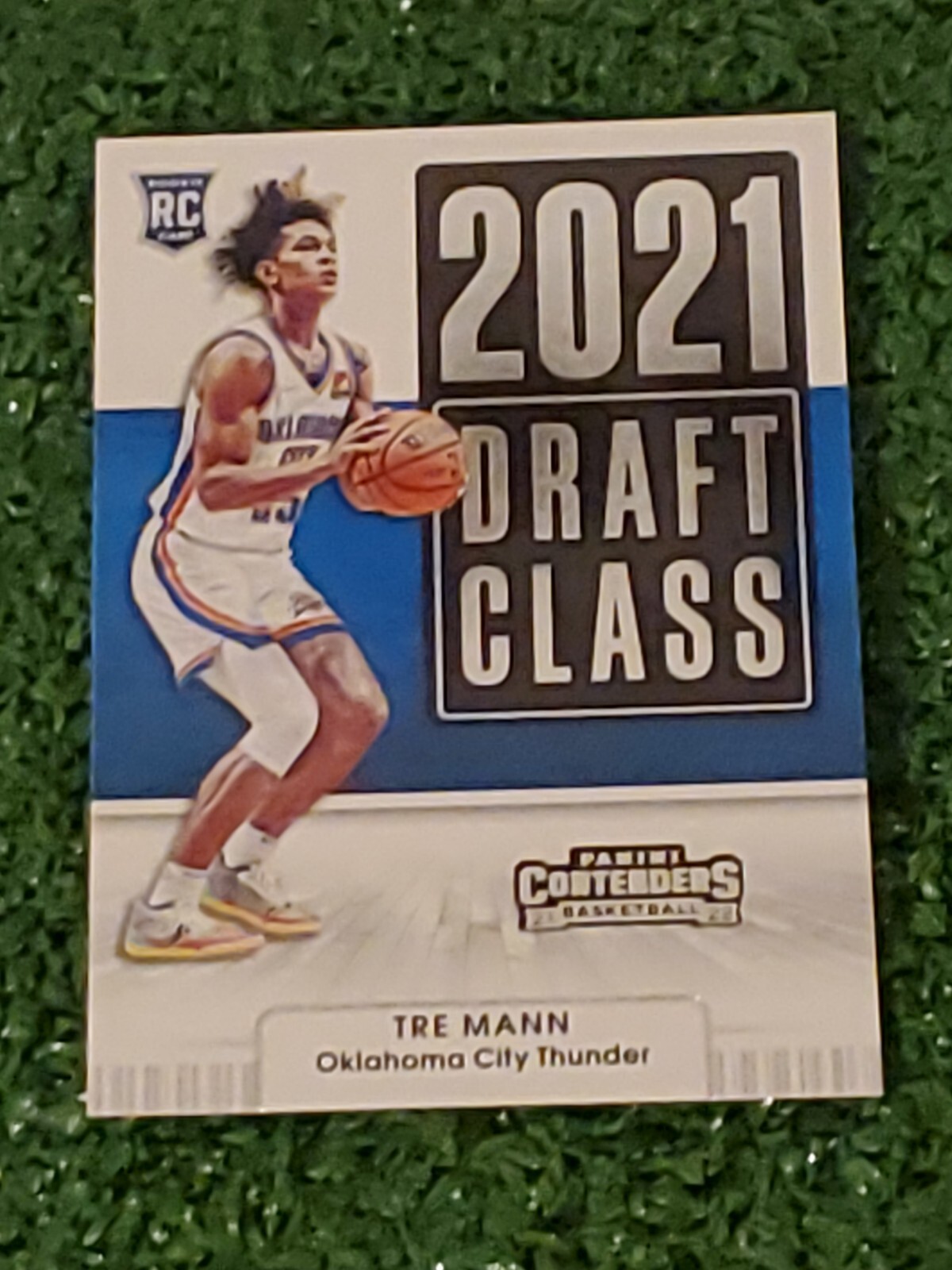 Tre Mann 2021-22 Panini Contenders Basketball 2021 Draft Class #18 OKC Thunder