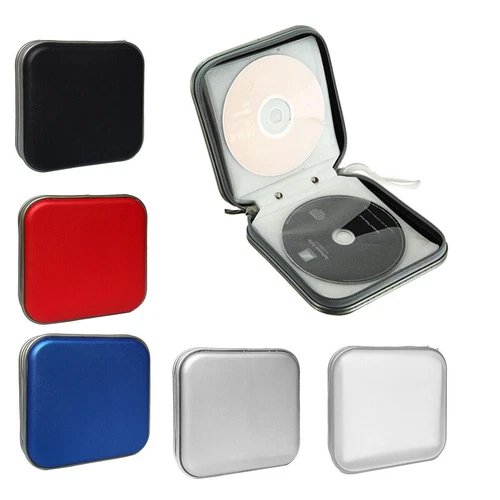40 Capacity CD DVD Bag Wallet Disc Storage Case Box Holder HardShell Dustproof ṯ