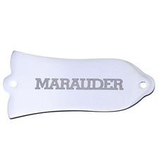 2 Hole Guitar Truss Rod Cover Bell-Shape Steel Plate "MARAUDER" For Gib LP/SG