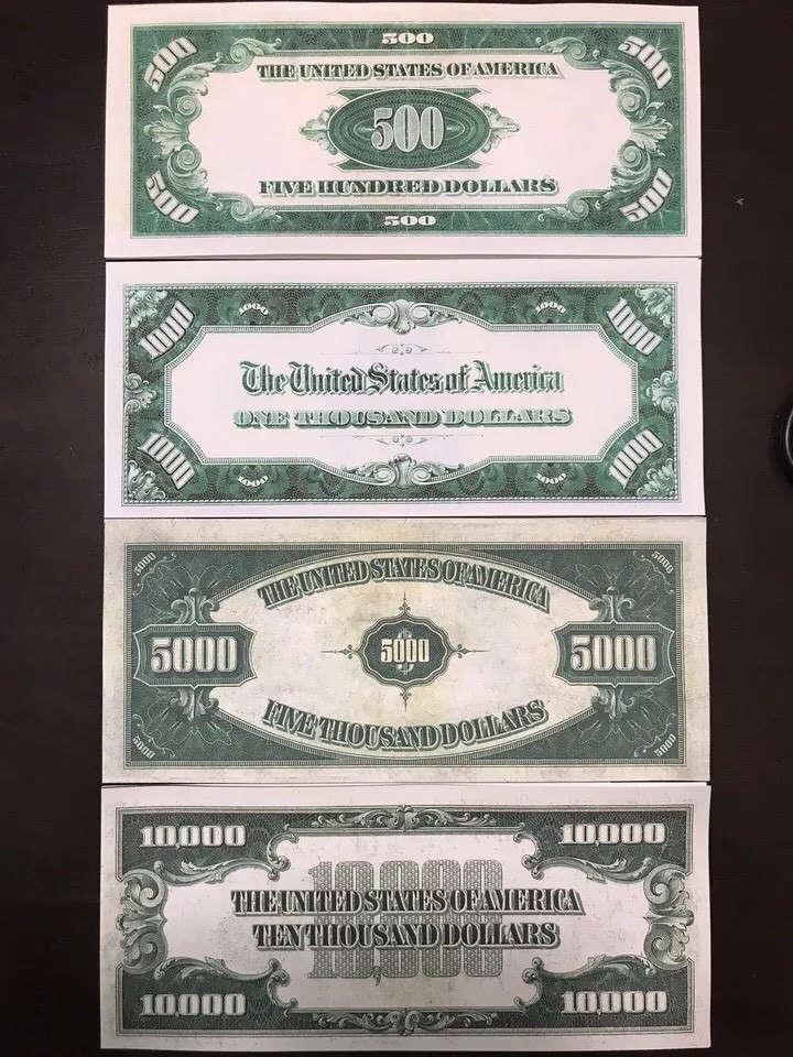 1928 Federal Reserve Note Reproduction Set Of 1918 Federal Reserve - Foto 10