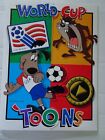 World Cup Toons 1994 Upper Deck Advertising folder with poster & Collector Card