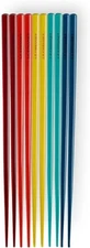 Le Creuset Chopsticks 5 Good Set Rainbow Japan Authorized Japanese Product new