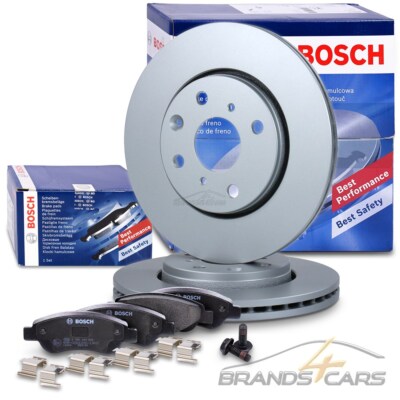BOSCH BREMSSCHEIBEN +BREMSBELÄGE VORNE FÜR CITROËN C1 PEUGEOT 107 108 TOYOT AYGO