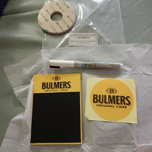 Bulmers Beer Tap Badge Kit Chalkboard Rare - Picture 6 of 10