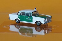 Herpa 097208 Mercedes-Benz Heckflosse Polizei Hamburg 1:87