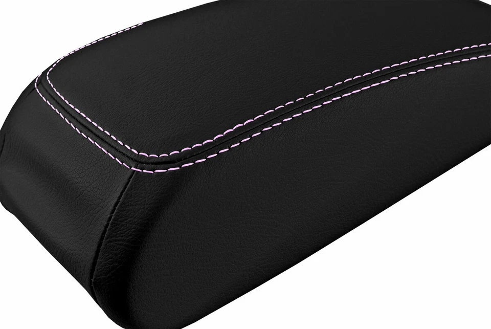 Se adapta a Audi A3 2015-2020 PVC Consola Tapa Pull Over Apoyabrazos Cubierta Puntada Rosa Foto 4 de 4