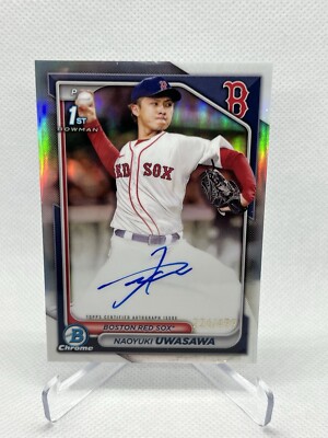 2024 Bowman Chrome Naoyuki Uwasawa 1st Bowman AUTO REFRACTOR /499