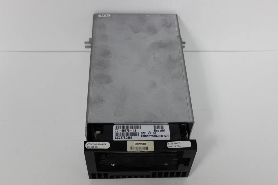 COMPAQ 295648-001 35/70GB DLT SCSI SE TAPE DRIVE C5173-60002 TH6XE-HN - Image 2 of 4