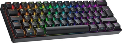 Ranked S60 Supernova 60% | Hot Swapable Mechanical Gaming Keyboard | 62 Keys...