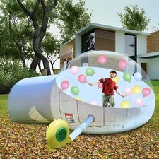 Inflatable Bubble House Outdoor PVC Tent Commercial Camping Bubble Tent +Blower