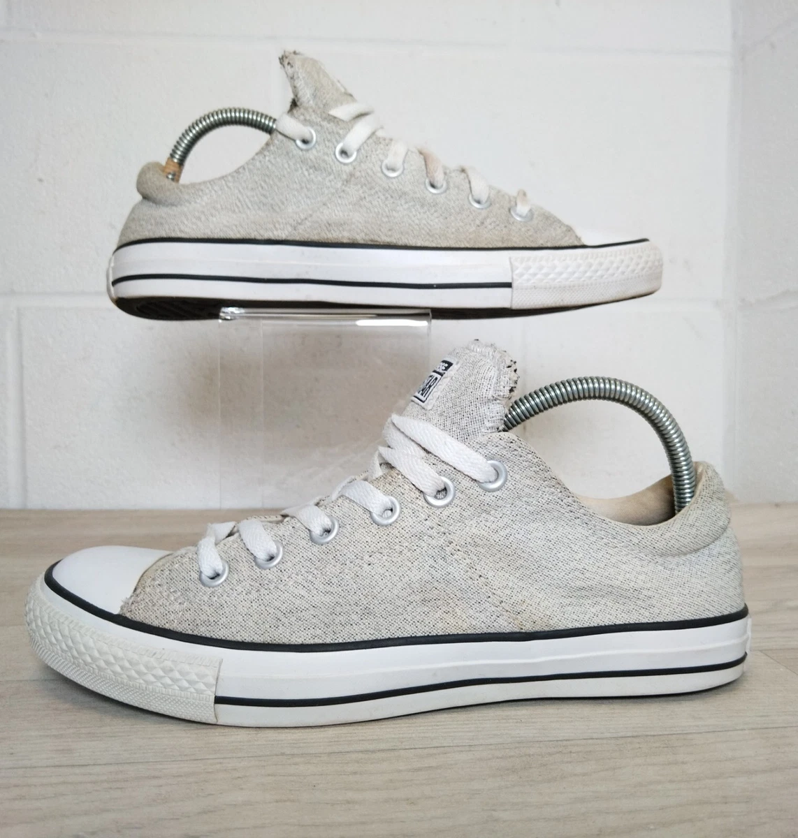 Converse Chuck Taylor All Star Madison Ox Trainers UK8 EU41.5 Grey Womens Low eBay