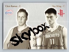 Chris Kaman / Yao Ming 2003-04 SkyBox Autographics #13RE Rookies Affirmed