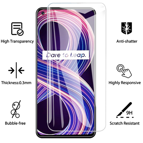 2PCS OPPO Realme 8 8i 7 X7 6 C3 C11 C15 C21 C25 Tempered Glass Screen Protector - Picture 3 of 10