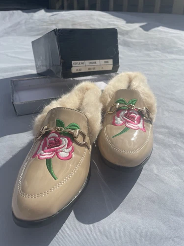 ADIDAS Mocassini beige floreali taglia 5