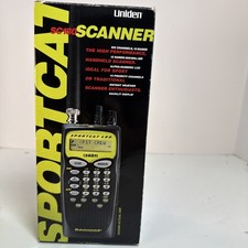 Uniden Sportcat SC180 Racing/Sports Scanner 100 Channels w/ Charger  Manual