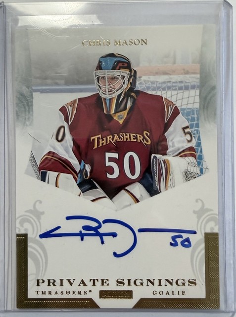 2011-12 Certified Private Signings Chris Mason #CM Auto
