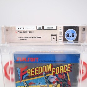 NES Nintendo FREEDOM FORCE - WATA GRADED 8.5 A! NEW Factory Sealed! Zapper Game!