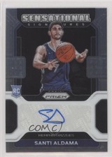 2021-22 Panini Prizm Sensational Signatures Santi Aldama #SS-SAN Auto 00ix