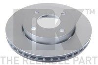 2X Bremsscheibe Nk 203035 FüR Mitsubishi Colt Smart Forfour 454 Rg Czc 6 Z31A