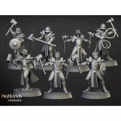 Higlands Miniature Menschen Sunland Schwestern Saint Helena 3D-Print 28mm 32mm