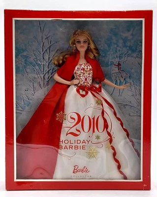 2010 Holiday Barbie Puppe / Barbie Collector / Mattel R4545 / NrfB, Ovp - Bild 1 von 4