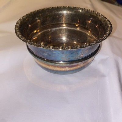 Vintage Yeoman Plate E.P.N.S. Made in England Antique Small Silverplate Bowl