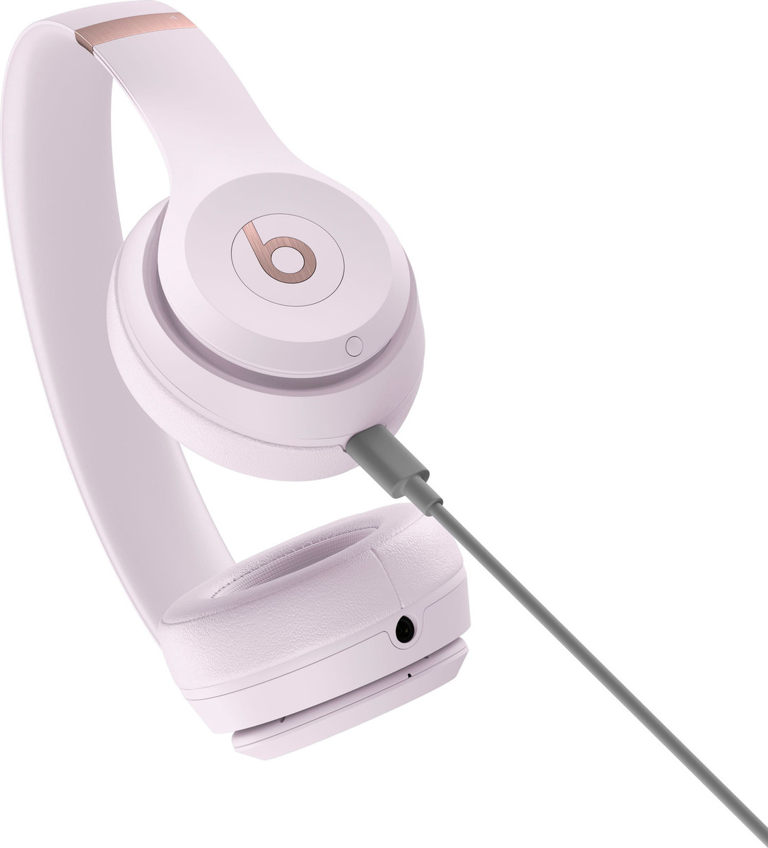 Beats - Solo 4 True Wireless On-Ear Headphones - Cloud Pink Beats - Solo 4 True Wireless On-Ear Headphones - Cloud Pink