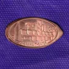 HAWAII CINERAMA THEATER "Oahu" Elongated Pressed Copper Penny