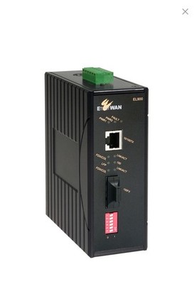 EtherWAN EL900-A-C-1-A Hardened Media Converter 10/100tx to 100FX St