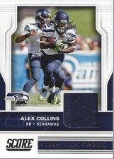 2017 Score Franchise Fabric #21 Alex Collins Jersey - FB