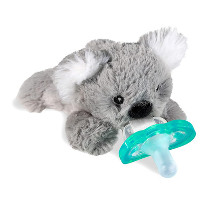Razbaby Koala Razbuddy Stuffed Animal Pacifier Holder for Newborns & Up, Made in