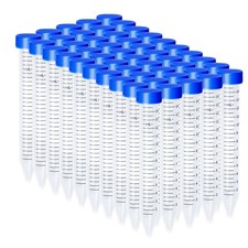 500pcs 15ml PP Centrifuge Tube Conical Bottom Screw Cap Sterile Graduated Marks