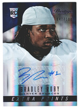 2014 Panini Prestige Bradley Roby Rookie Extra Points Purple /100 Autograph #211