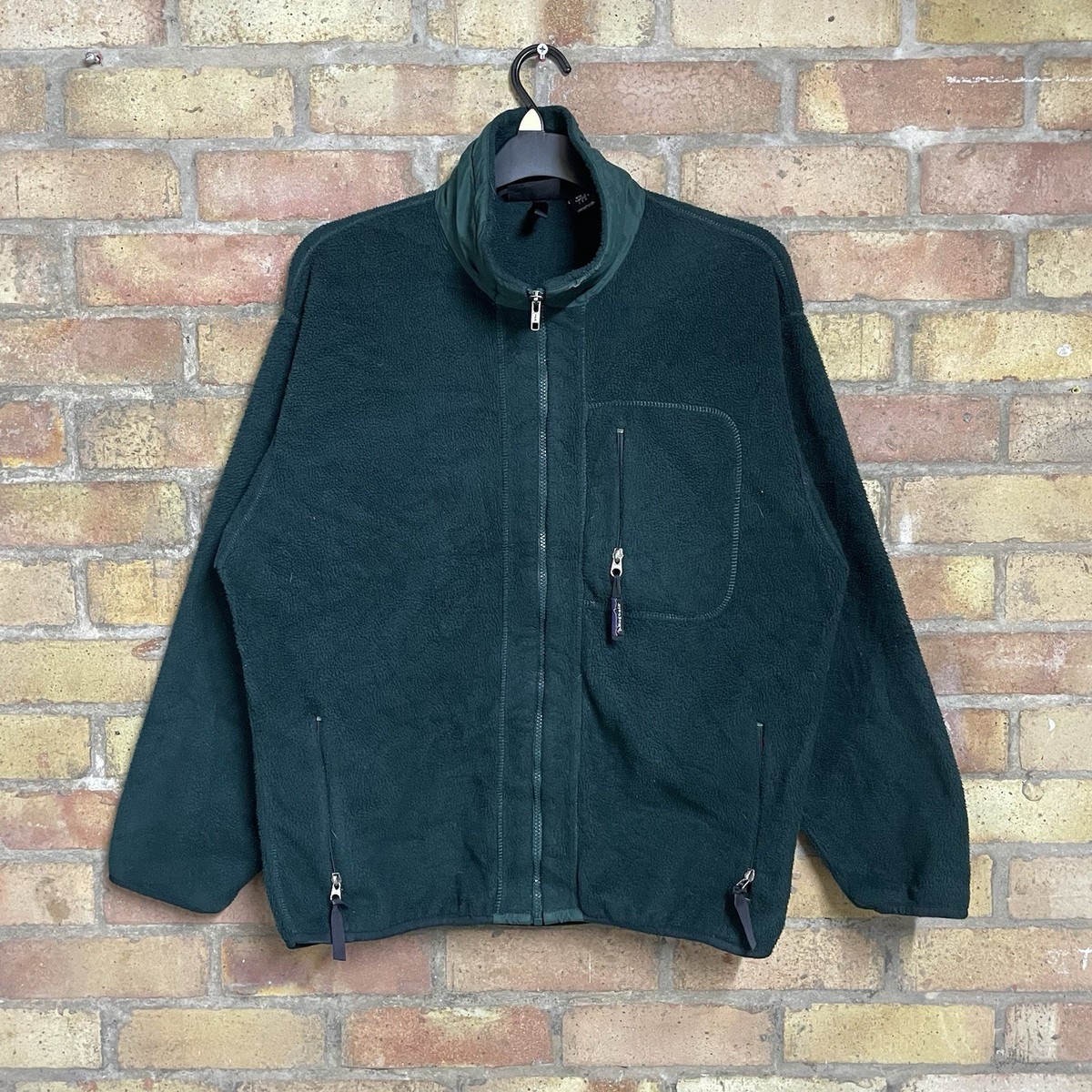 Vintage Patagonia Synchilla Green Made In USA Full Zip Fleece